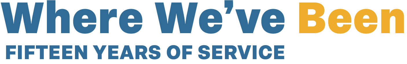 Where We've Been